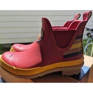 Red Pendleton Womens Heritage Chelsea Slip Resistant Rain Boot Sz 7 - Zion Park